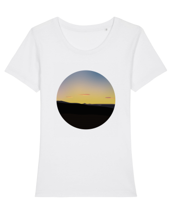 Photo Illustration - three cloud sunset White