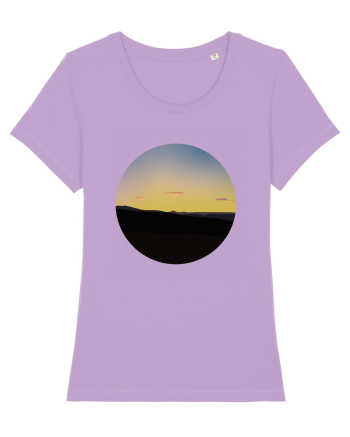 Photo Illustration - three cloud sunset Lavender Dawn