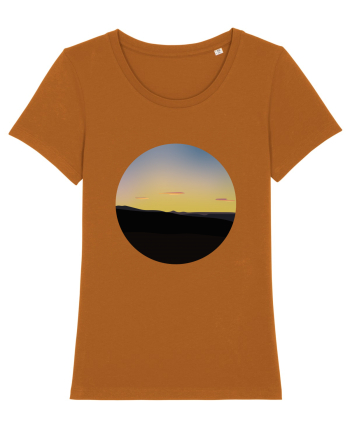 Photo Illustration - three cloud sunset Roasted Orange
