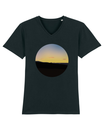 Photo Illustration - three cloud sunset Black
