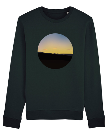 Photo Illustration - three cloud sunset Black