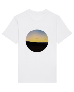 Photo Illustration - three cloud sunset Tricou mânecă scurtă Unisex Rocker
