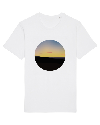 Photo Illustration - three cloud sunset White