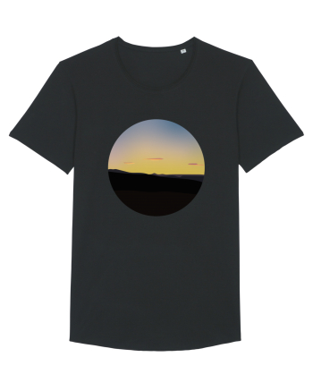 Photo Illustration - three cloud sunset Black