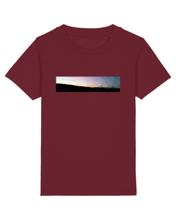 Photo Illustration - boxed sunset 1 Burgundy