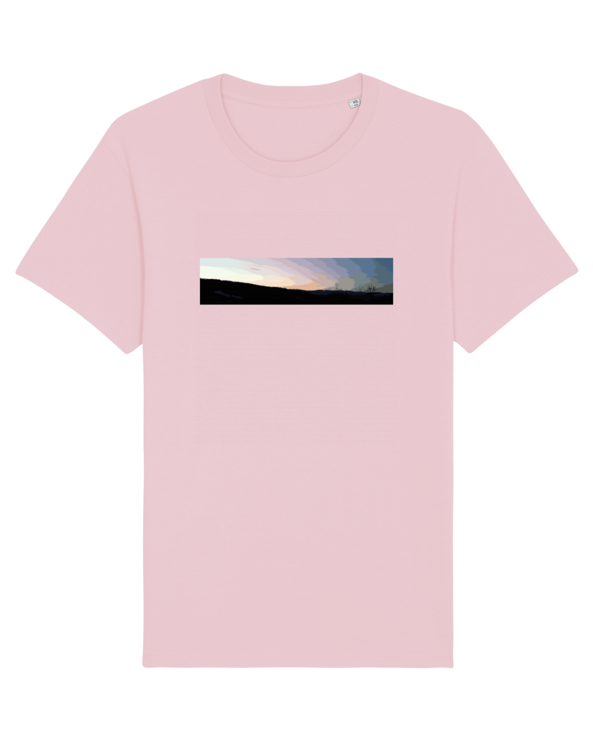Tricou mânecă scurtă Unisex Rocker Cotton Pink