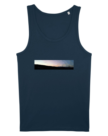 Photo Illustration - boxed sunset 1 Navy