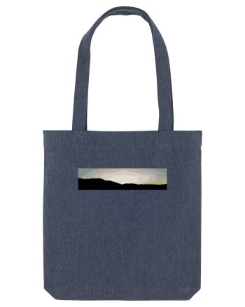 Photo Illustration - boxed sunset 2 Midnight Blue