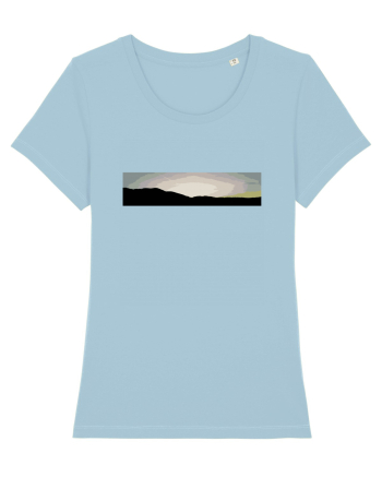 Photo Illustration - boxed sunset 2 Sky Blue