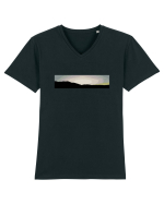 Photo Illustration - boxed sunset 2 Tricou mânecă scurtă guler V Bărbat Presenter