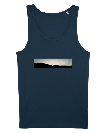 Photo Illustration - boxed sunset 2 Navy