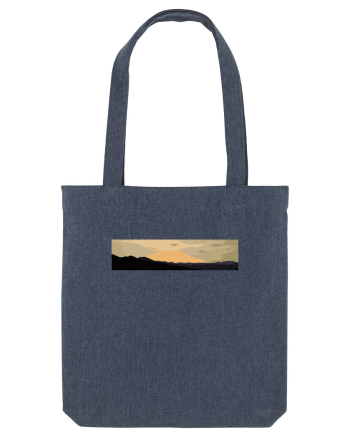 Photo Illustration - boxed sunset 3 Midnight Blue
