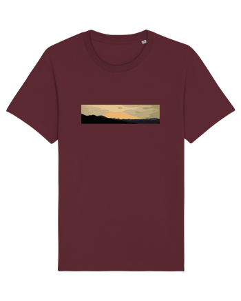 Photo Illustration - boxed sunset 3 Burgundy