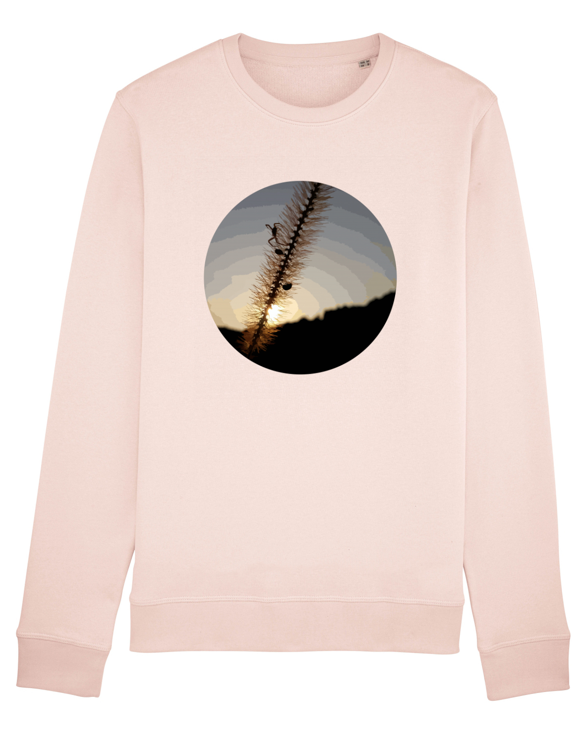 Bluză mânecă lungă Unisex Rise Candy Pink