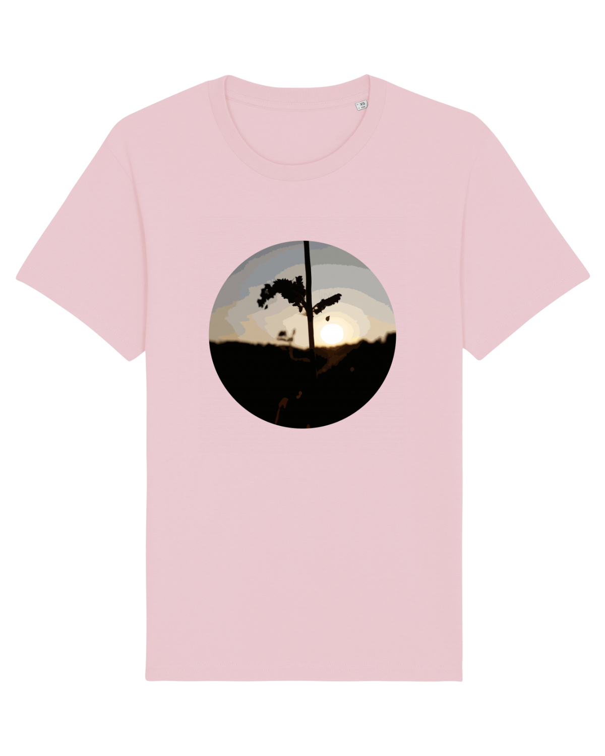 Tricou mânecă scurtă Unisex Rocker Cotton Pink