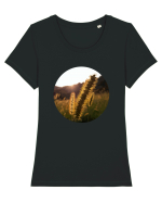 Photo Illustration - macro in the sunset 3 Tricou mânecă scurtă guler larg fitted Damă Expresser