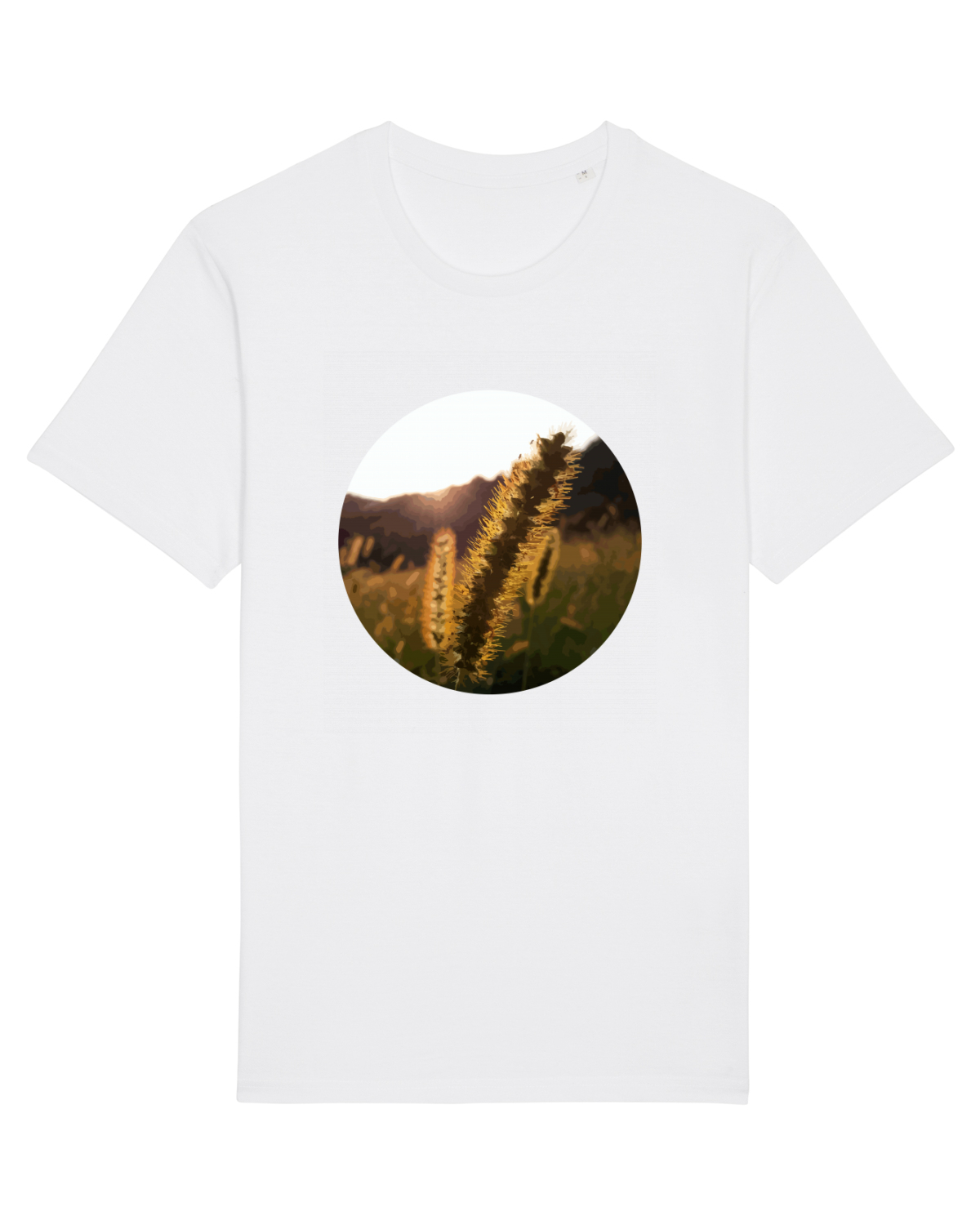 Tricou mânecă scurtă Unisex Rocker White