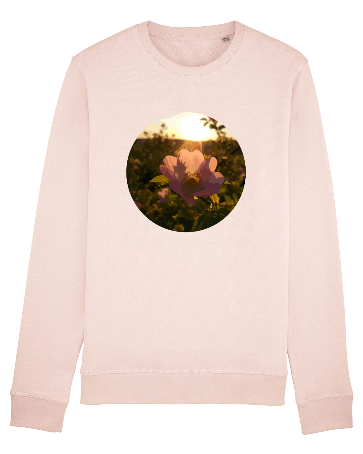 Bluză mânecă lungă Unisex Rise Candy Pink