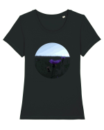 Photo Illustration - macro in the sunset 6 Tricou mânecă scurtă guler larg fitted Damă Expresser