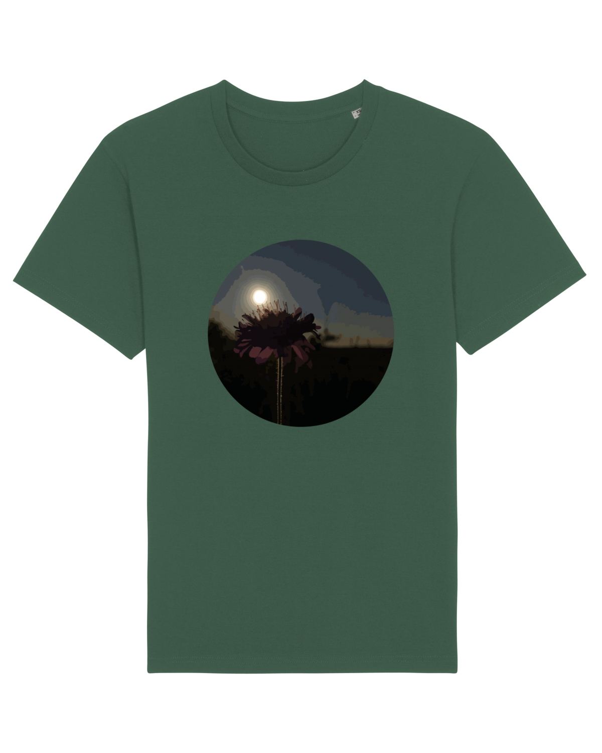 Tricou mânecă scurtă Unisex Rocker Bottle Green