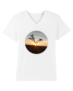 Photo Illustration - macro in the sunset 8 Tricou mânecă scurtă guler V Bărbat Presenter
