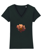 Photo Illustration - wild flower Tricou mânecă scurtă guler V Damă Evoker