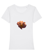Photo Illustration - wild flower Tricou mânecă scurtă guler larg fitted Damă Expresser