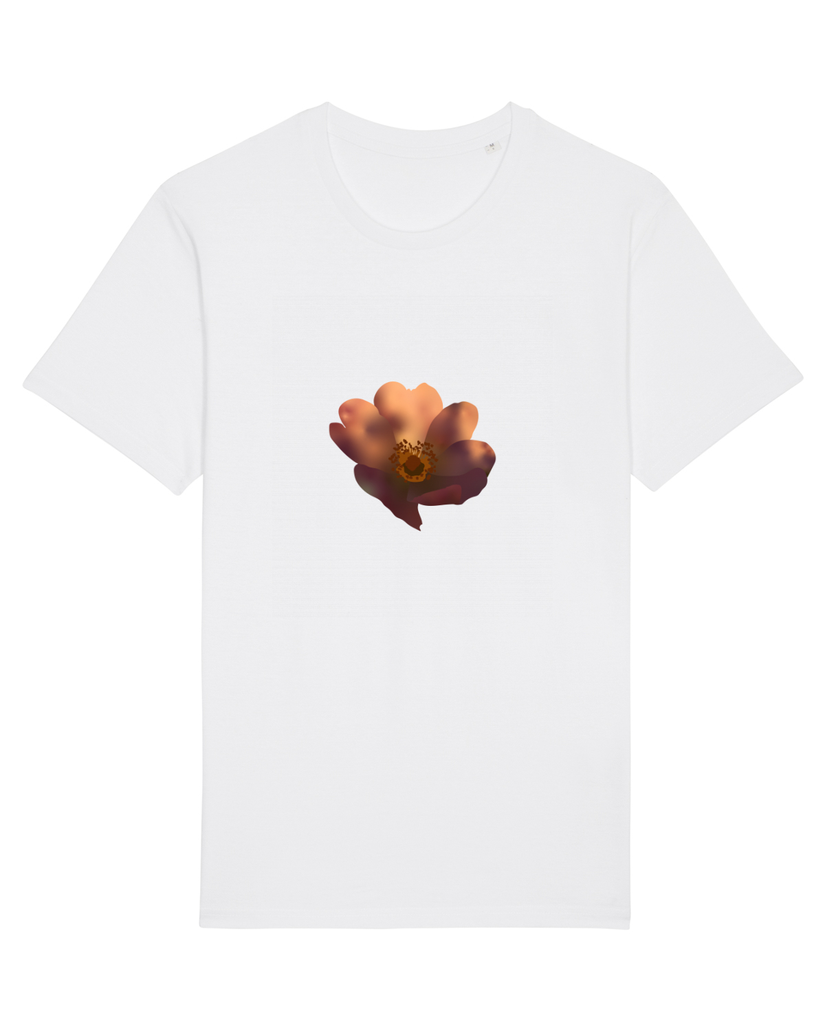 Tricou mânecă scurtă Unisex Rocker White