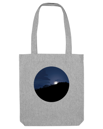 Photo Illustration - moon behind dark forest Heather Grey