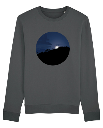 Photo Illustration - moon behind dark forest Anthracite
