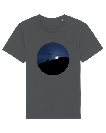 Photo Illustration - moon behind dark forest Anthracite