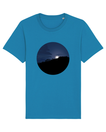 Photo Illustration - moon behind dark forest Azur