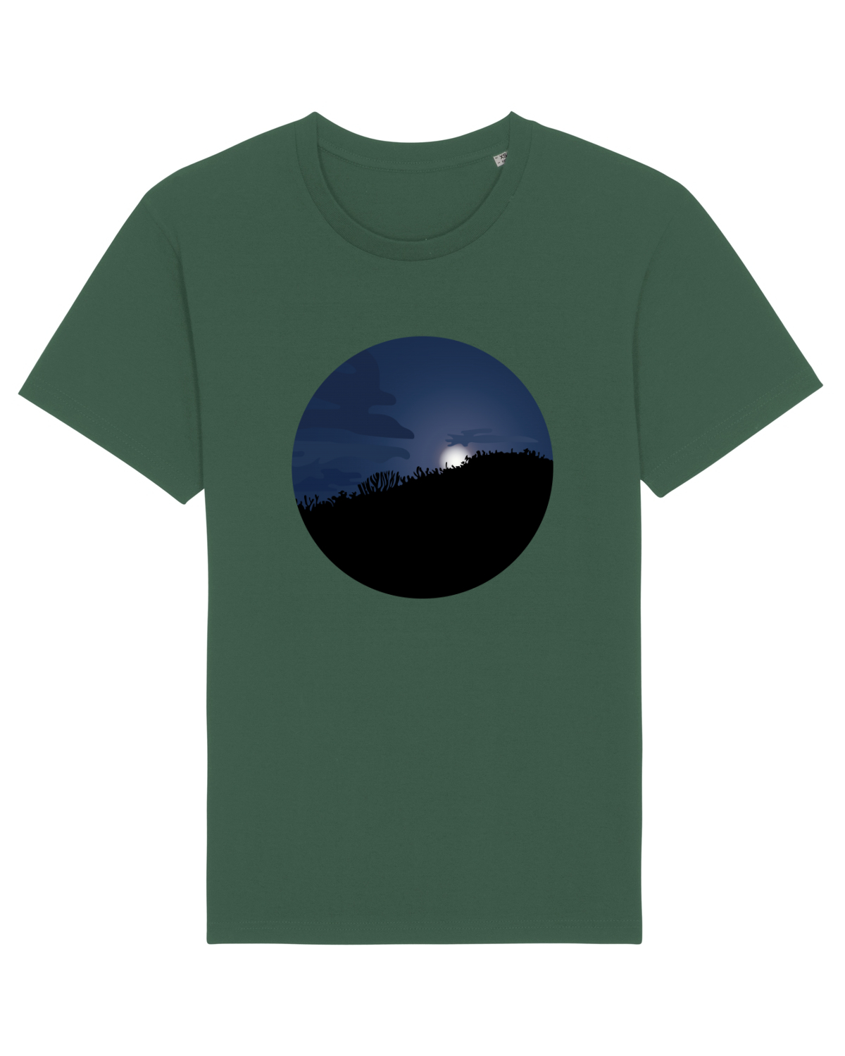 Tricou mânecă scurtă Unisex Rocker Bottle Green