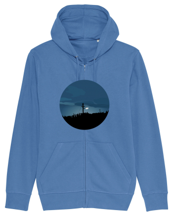 Photo Illustration - wild street light  Bright Blue