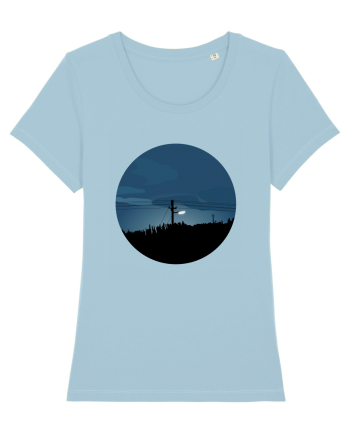 Photo Illustration - wild street light  Sky Blue
