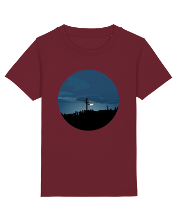 Photo Illustration - wild street light  Burgundy