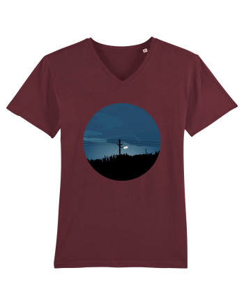 Photo Illustration - wild street light  Burgundy