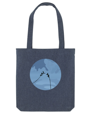 Photo Illustration - two branches Midnight Blue