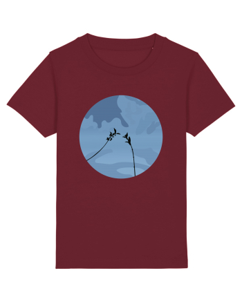 Photo Illustration - two branches Burgundy