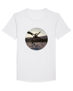 Photo Illustration - wire fence Tricou mânecă scurtă guler larg Bărbat Skater