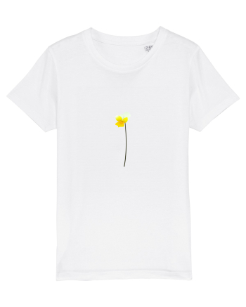 Photo Illustration - yellow flower White
