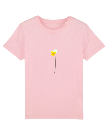 Photo Illustration - yellow flower Cotton Pink