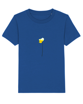 Photo Illustration - yellow flower Majorelle Blue