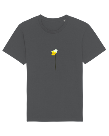 Photo Illustration - yellow flower Anthracite