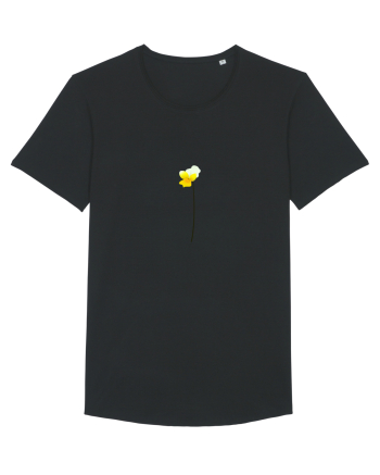 Photo Illustration - yellow flower Black