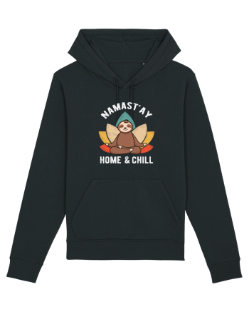 NAMASTAY Home and Chill Sloth Black
