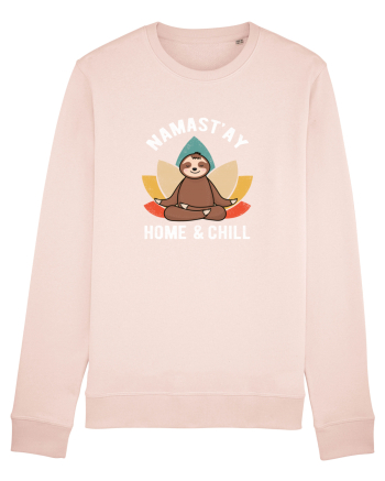 NAMASTAY Home and Chill Sloth Candy Pink