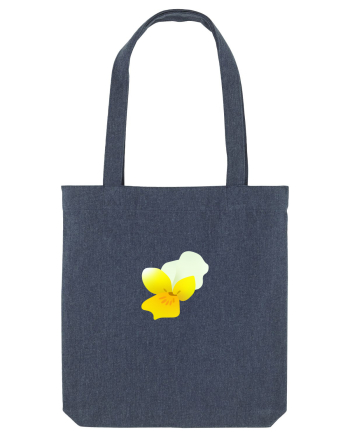 Photo Illustration - yellow flower 2 Midnight Blue