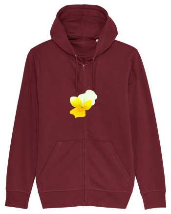Photo Illustration - yellow flower 2 Burgundy