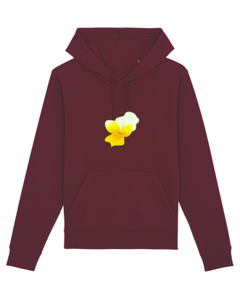 Photo Illustration - yellow flower 2 Burgundy